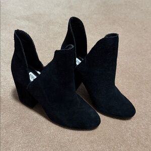 Steve Madden Black Heeled Boots